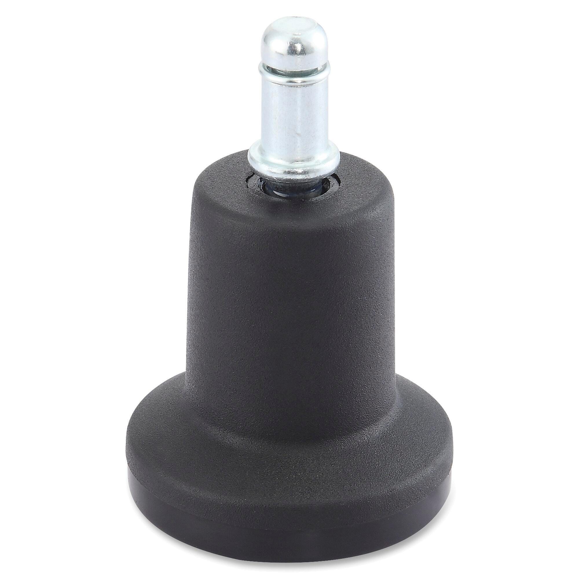 Lorell Bell Glides, Set of 5, Black