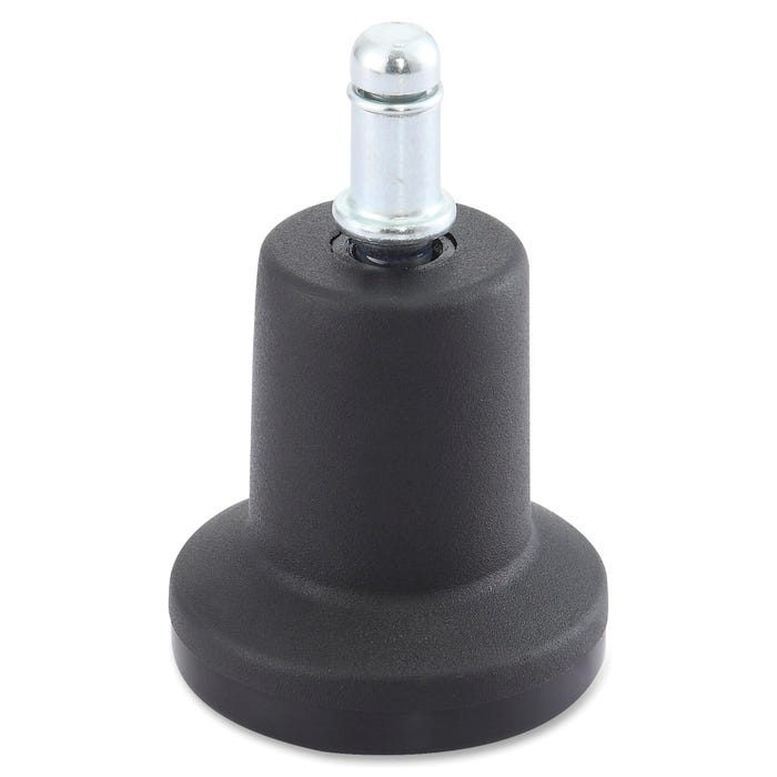 Lorell Bell Glides, Set of 5, Black