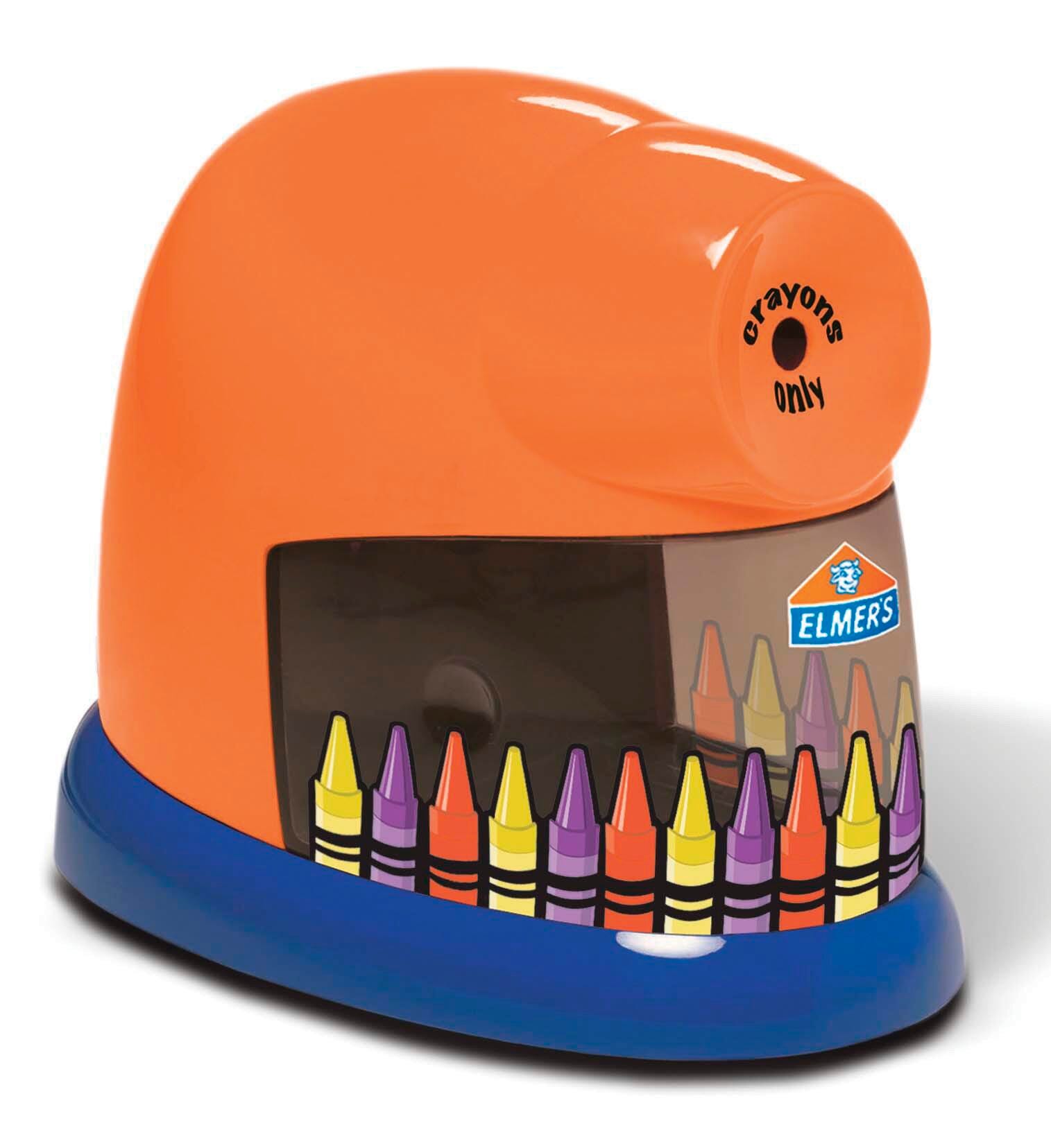 Elmer's CrayonPro Electric Crayon Sharpener with Cleaning Brush 087084