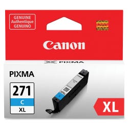 Canon Ink Toner Cartridge, CLI271XLC, Cyan