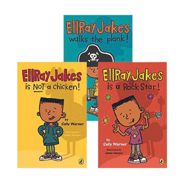 Achieve It! EllRay Jakes Book Series Variety Pack, Grades 1 to 3, Set of 6