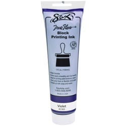 Sax Water Soluble Block Printing Ink, 5 Ounce Tube, Violet 461969