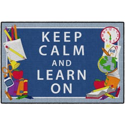 Flagship Carpets Keep Calm And Learn On Carpet, Rectangle 4002481
