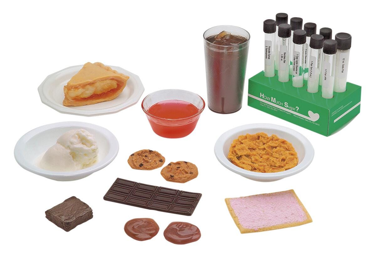 Nasco Healthcare Sugar Replica Kit, 23 Pieces