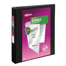 Avery Durable View Binder with Slant Ring, 1 Inch, Black 1396551
