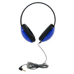 Image for Califone Listening First 2800-BL Over-Ear Stereo Headphones, 3.5mm Plug, Blue from School Specialty