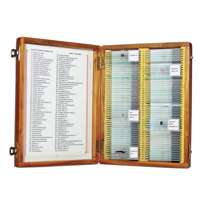United Science Prepared Slides Classroom Set - Set of 100