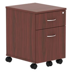 Lorell Relevance Series Mahogany Laminate Pedestal, 15-3/4 x 19-7/8 x 22-7/8 Inches, Mahogany