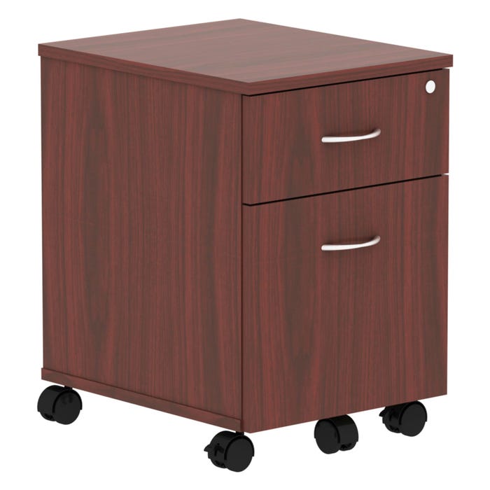 Lorell Relevance Series Mahogany Laminate Pedestal, 15-3/4 x 19-7/8 x 22-7/8 Inches, Mahogany