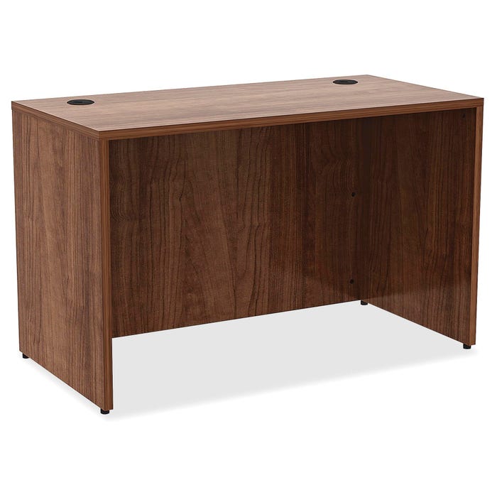 Lorell Laminate Desk, 48 x 24 x 29-1/2 Inches, Walnut