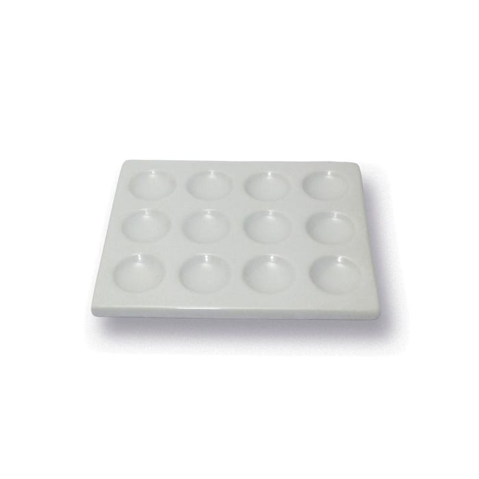 United Scientific Spotting/Color Plate, 30 Wells, Porcelain