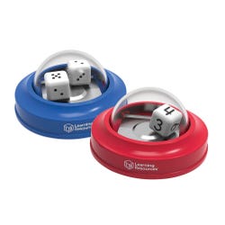 Learning Resources Dice Poppers, 3-3/8 x 3-3/8 x 2 Inches, Set of 2 2122026