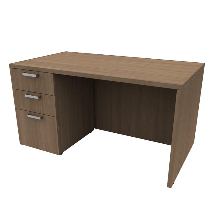 AIS Calibrate Series Heavy-Duty Teacher Desk with 3 Drawers, 54 x 30 Inches