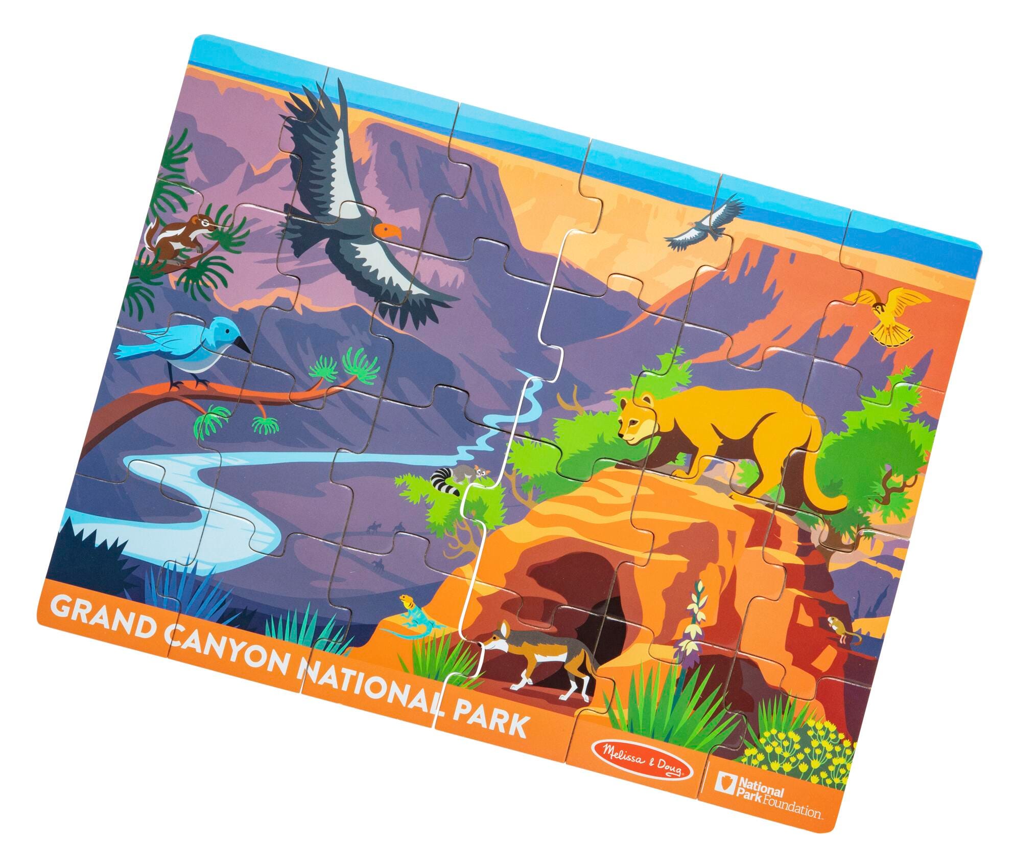 Melissa & Doug Grand Canyon Wooden Jigsaw Puzzle, 24 Pieces 2132523