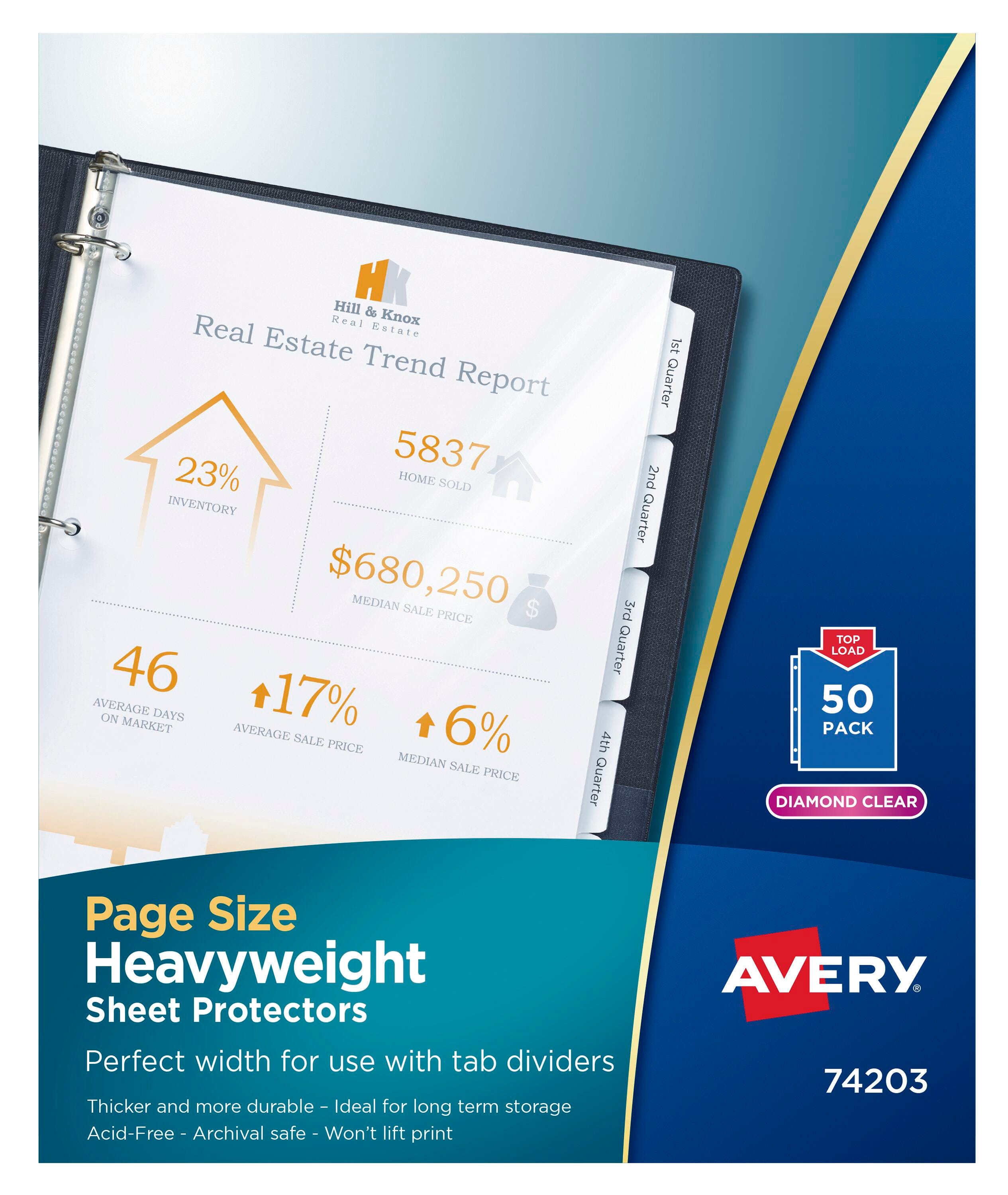 Sheet Protectors, Item Number 1118317