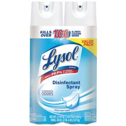 Lysol Disinfectant Spray, 19 Ounces, Crisp Linen Scent, 2 Count, Item 2027498