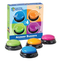 Learning Resources Answer Buzzers, Set of 4