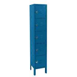 Republic Five-Tier Steel Locker, 1 Wide
