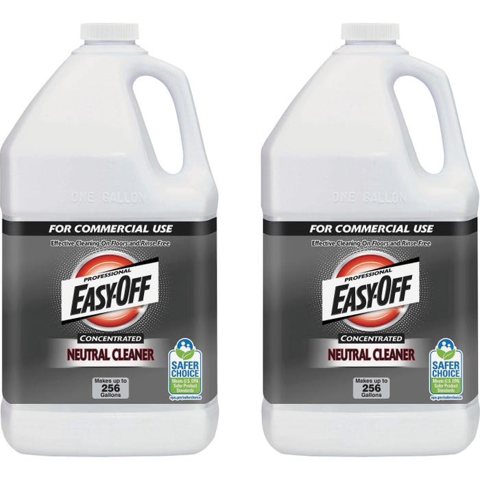 Easy Off Prof. Neutral Cleaner, 1 Gallon, Neutral Scent, Case of 2