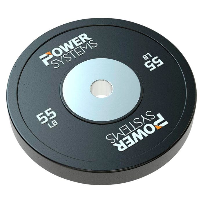 Power Systems Training Plate, 55 Pounds, Black