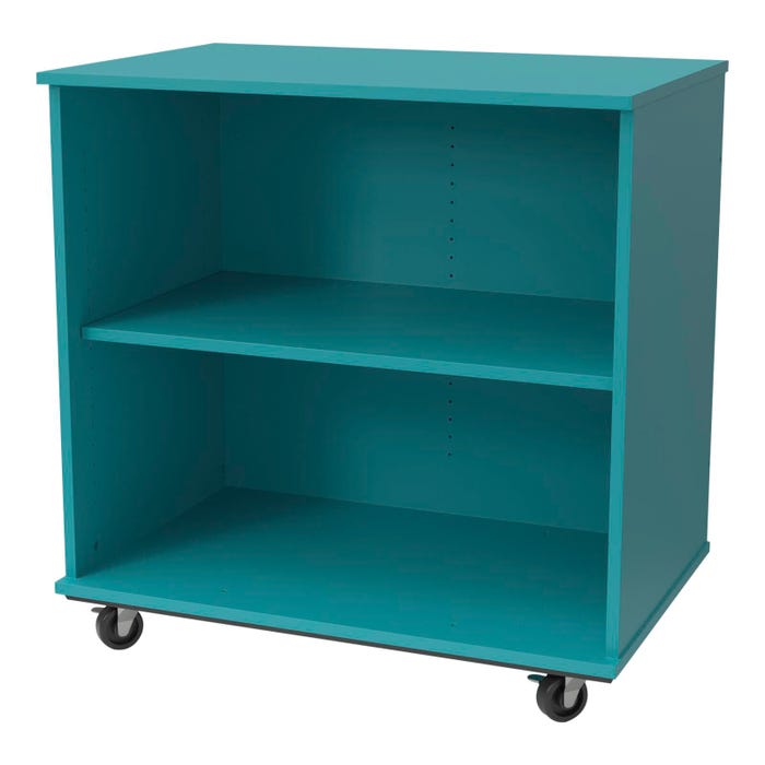 Classroom Select Expanse Series Storage Bookcase with Casters, Single Sided