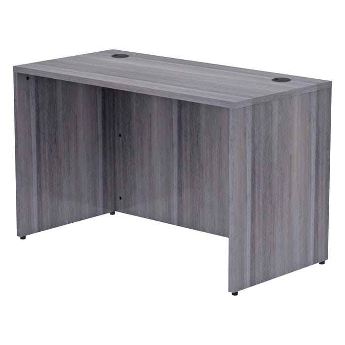 Classroom Select Laminate Rectangular Credenza Desk Shell, Weathered Charcoal, 47-1/4 x 23-5/8 x 29-1/2 Inches