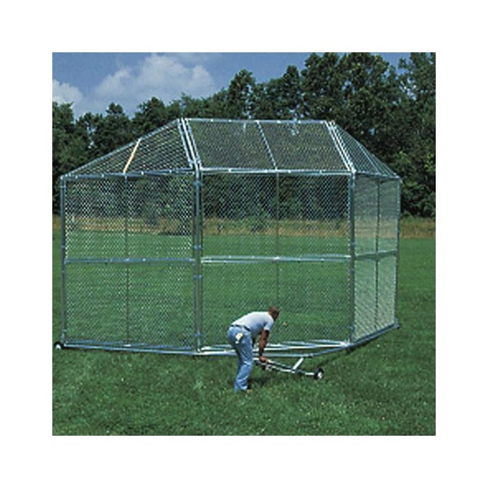 Hooded Portable Steel Backstop