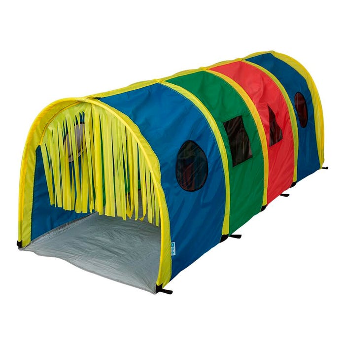 Super Sensory Activity Tunnel, 6 Feet, Multi-Color, Each