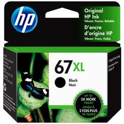 HP 67XL Ink Cartridge, 3YM57AN, Black