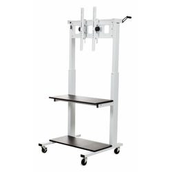 Image for Luxor CLCD Crank Adjustable Flat Panel TV Cart, for 32- to 80-Inch LCD TV from School Specialty