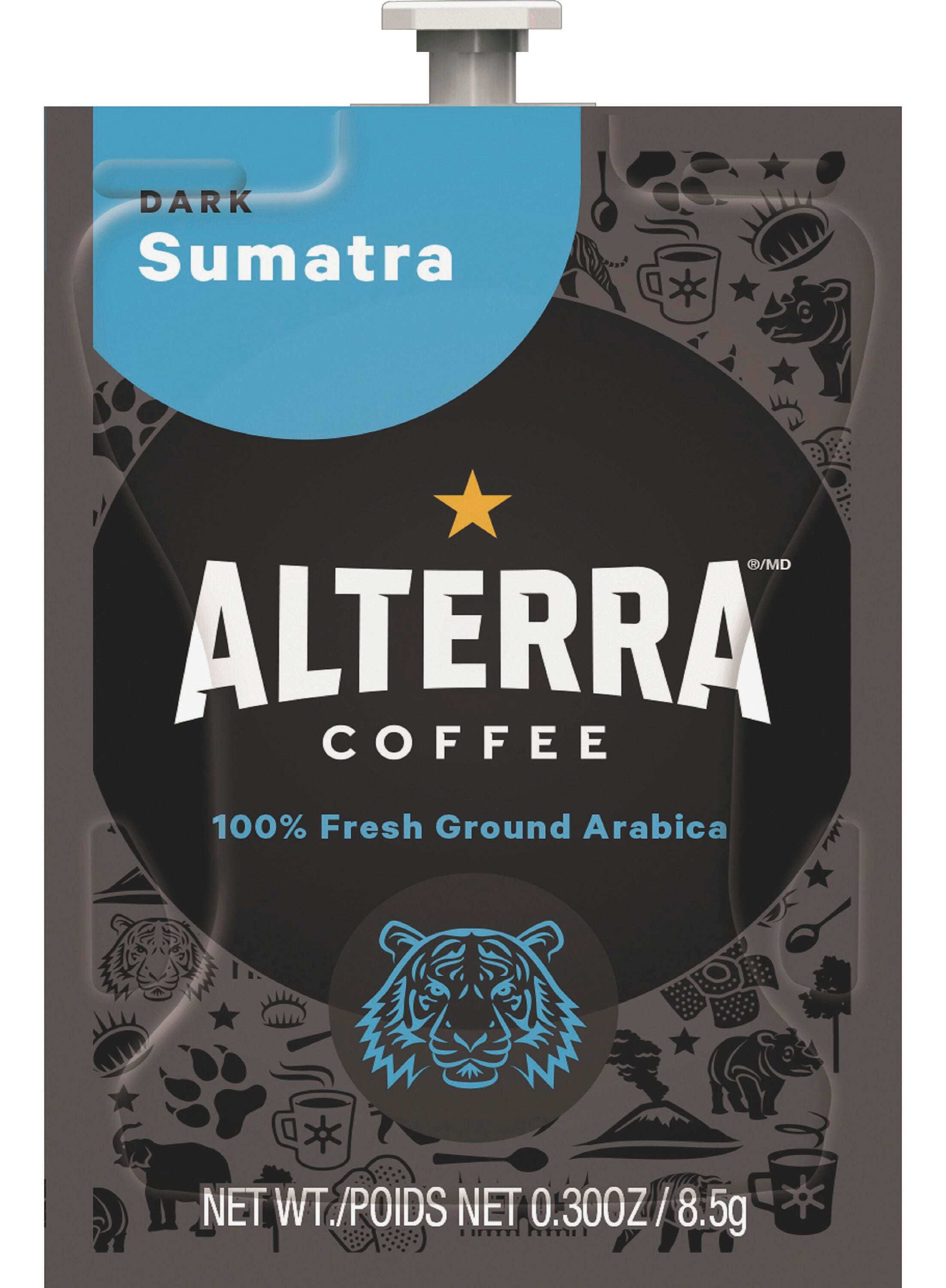 Alterra Sumatra Coffee, Dark/Intense, Pack of 100, Item Number 1565262