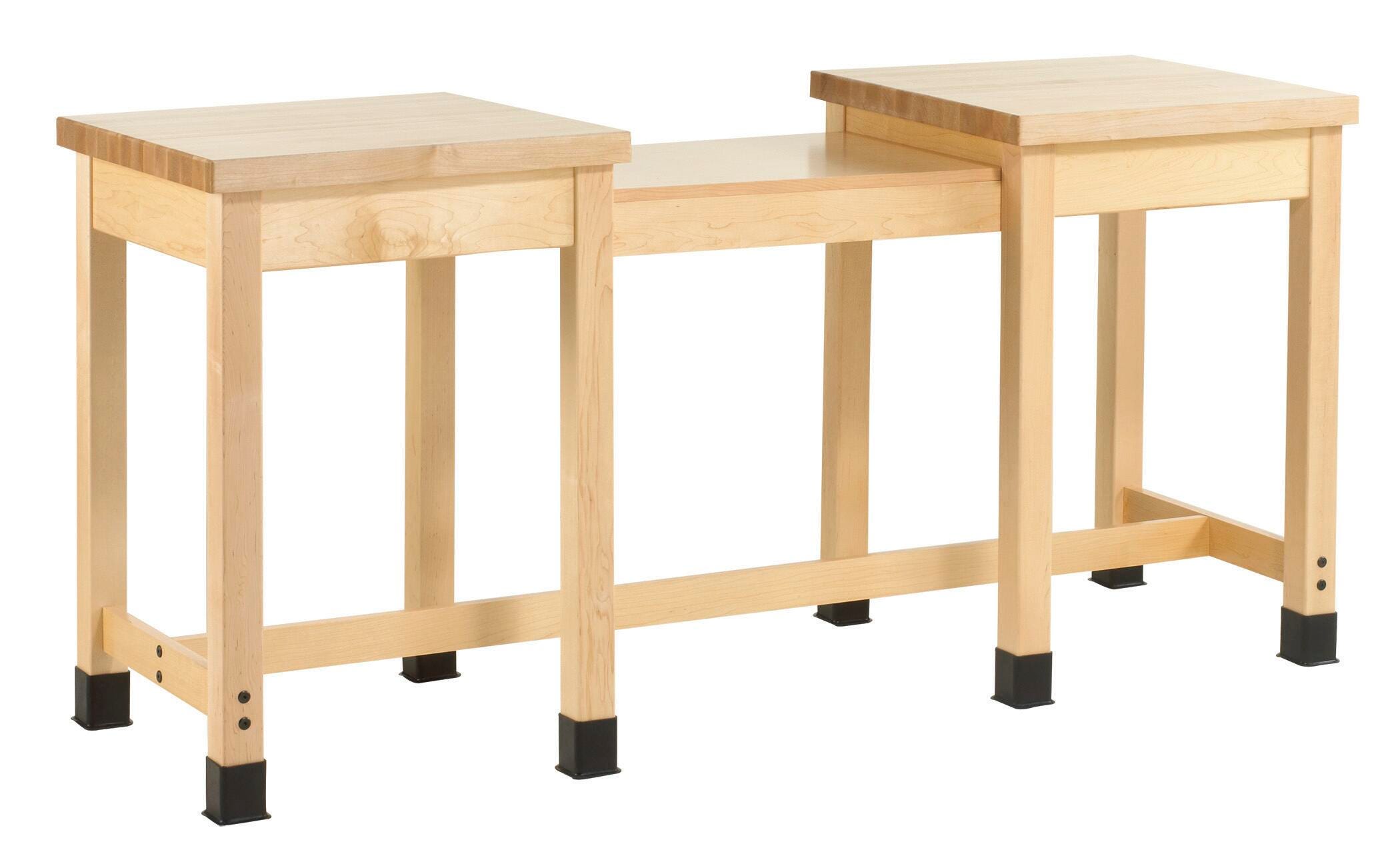 Diversified Woodcrafts Miter Box Bench, 72 x 24 x 33-3/4 Inches, Maple, Item Number 599123