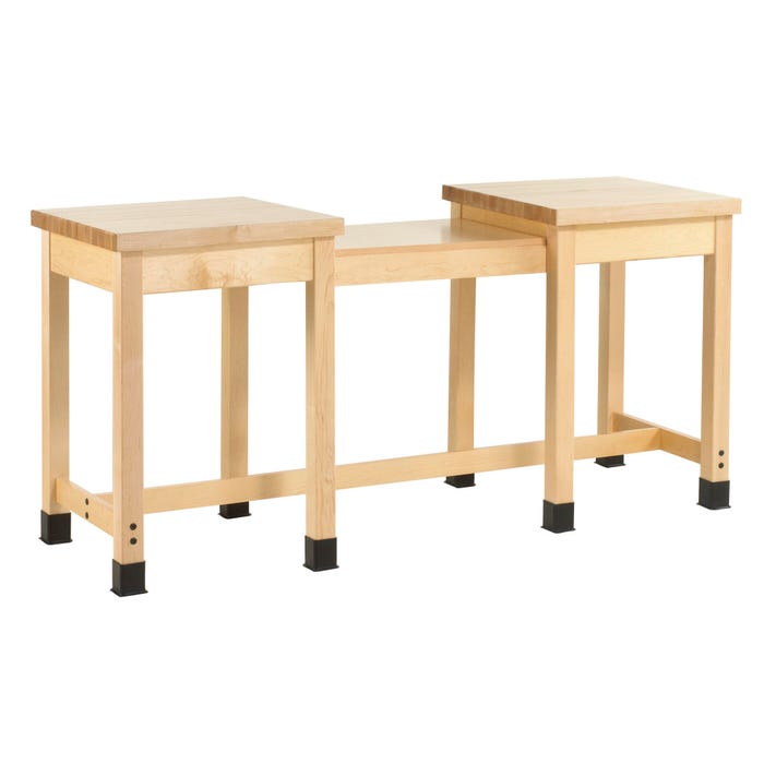 Diversified Woodcrafts Miter Box Bench, 72 x 24 x 33-3/4 Inches, Maple