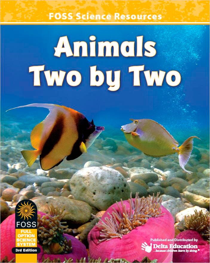 FOSS Third Edition Animals Two by Two Science Resources Book, Pack of 8, Item Number 1325268