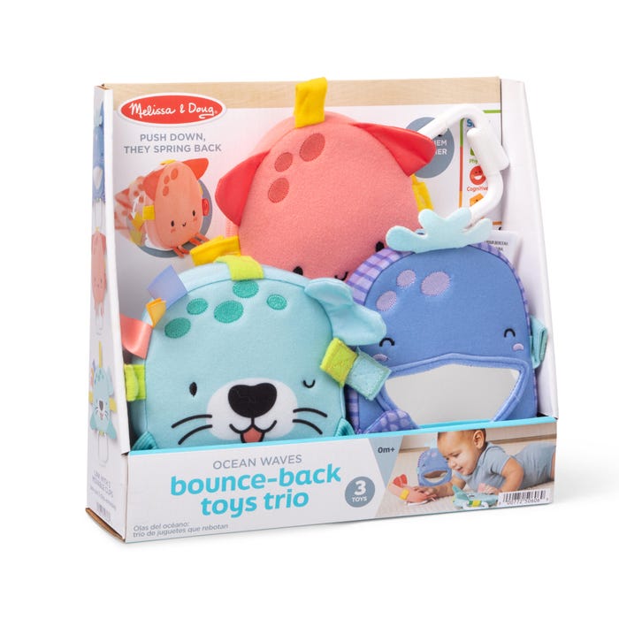 Melissa and Doug Ocean Waves Bounce Back Links, Set of 3
