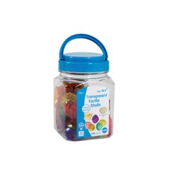 Learning Advantage Tactile Shells, Transparent, Set Of 72, Item Number 2090390