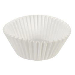 Hoffmaster Fluted Baking Cups, 2 Ounces, White, Case of 500