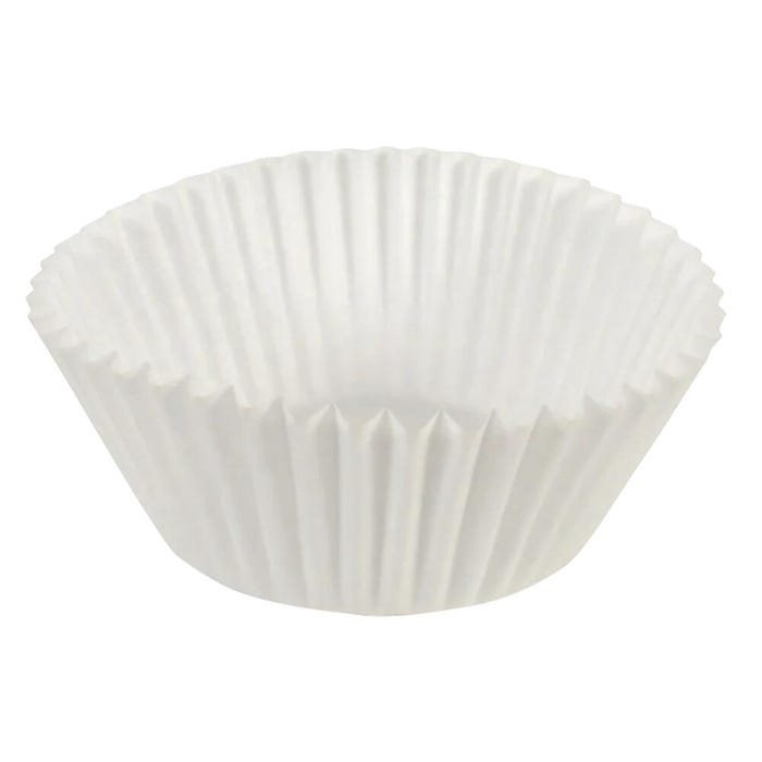 Hoffmaster Fluted Baking Cups, 2 Ounces, White, Case of 500