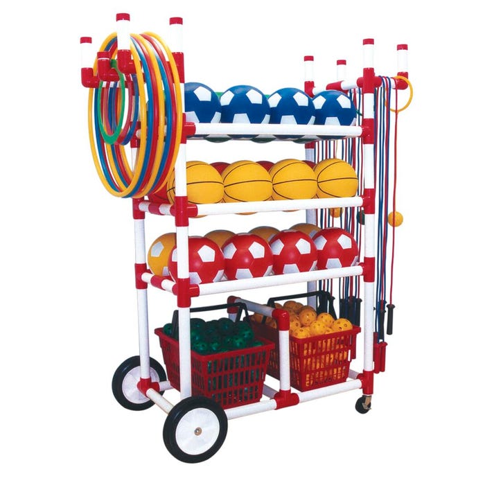 Duracart All Terrain Playground Cart, 52 x 24 x 65 Inches