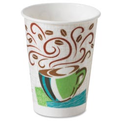 Dixie Foods PerfecTouch Coffee Haze Hot Cups, 16oz., Pack of 1000