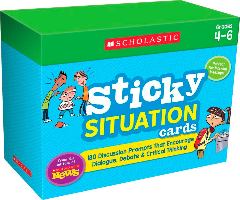 Scholastic News Sticky Situation Cards: Grades 4-6, Item Number 2090301