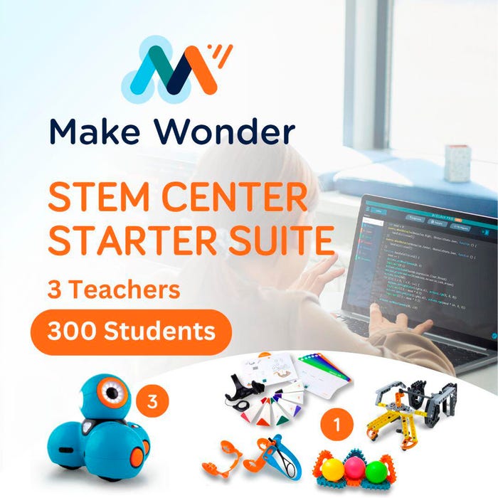 Wonder Workshop Make Wonder STEM Center Starter Suite (3 Year Subscription)