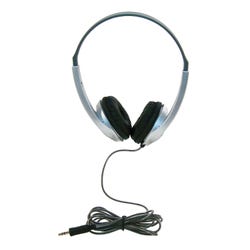 Image for Califone 3060AVS Lightweight Headphones, 3.5mm Plug, Silver from School Specialty
