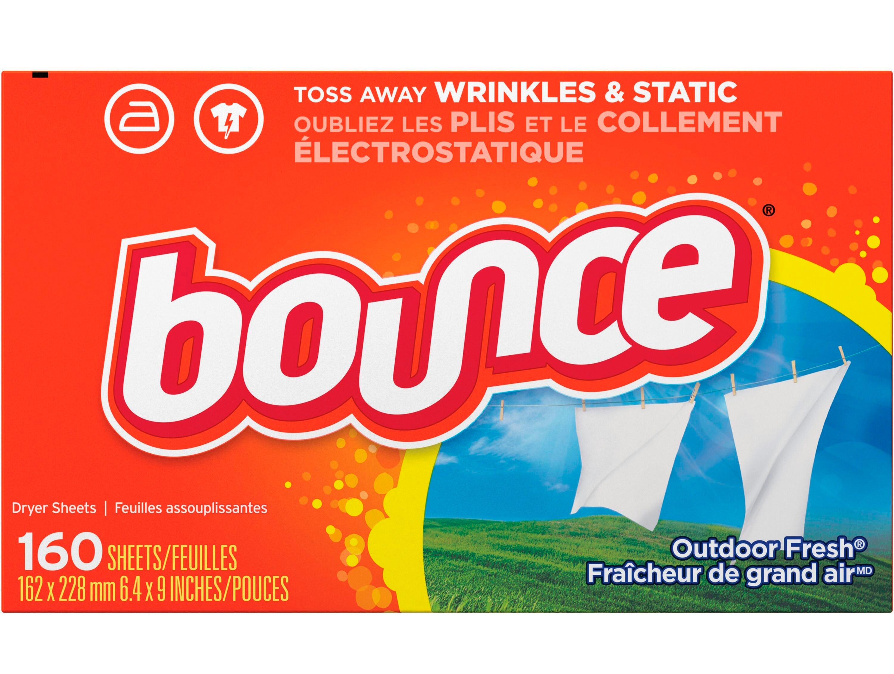 Bounce Fabric Softener Dryer Sheets, 160 Sheets, Item Number 1120969