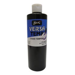 Sax Versatemp Heavy-Bodied Tempera Paint, 1 Pint, Black 1440686