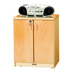 Jonti-Craft Media Cart, Lockable, 24-1/2 x 20 x 30 Inches, Item Number 1133186
