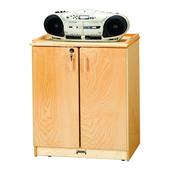 Jonti-Craft Media Cart, Lockable, 24-1/2 x 20 x 30 Inches