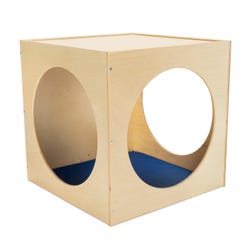 Childcraft Cozy Cube with 2-Sided Cushion, Blue, 29-1/2 x 29-1/2 x 29-1/2 Inches 2088370