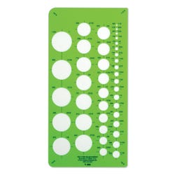 Image for Westcott Circles Template, 41 Circles from School Specialty