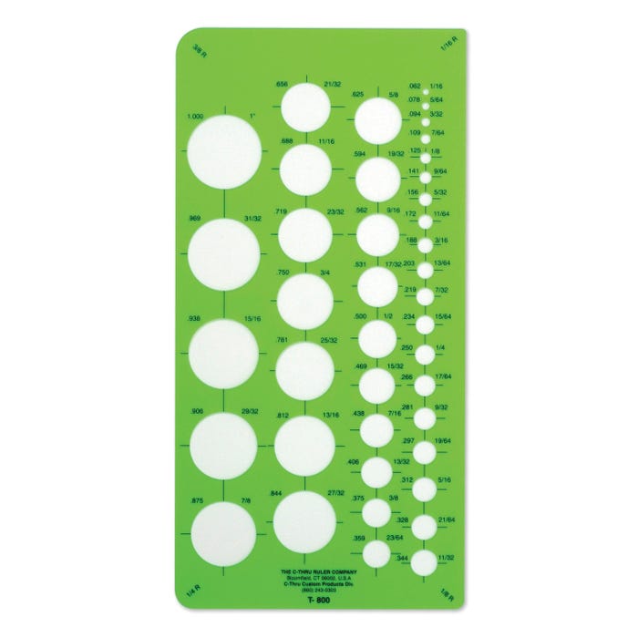 Westcott Circles Template, 41 Circles